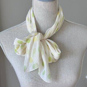 BANANA REPUBLIC Silk Polka Dot Scarf